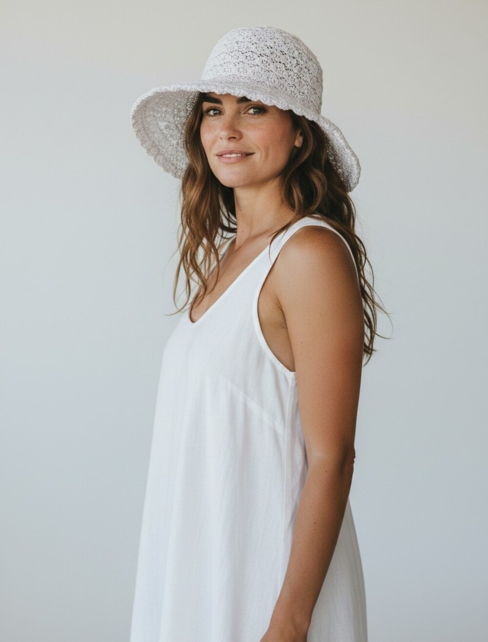 Beeline Import Women’s Tan Lace Hat.